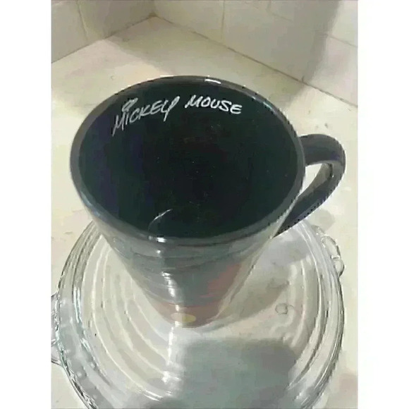 Disney Parks Mickey Mouse Tall Ceramic Latte Mug with Arm & Glove Handle - Picture 10 of 11